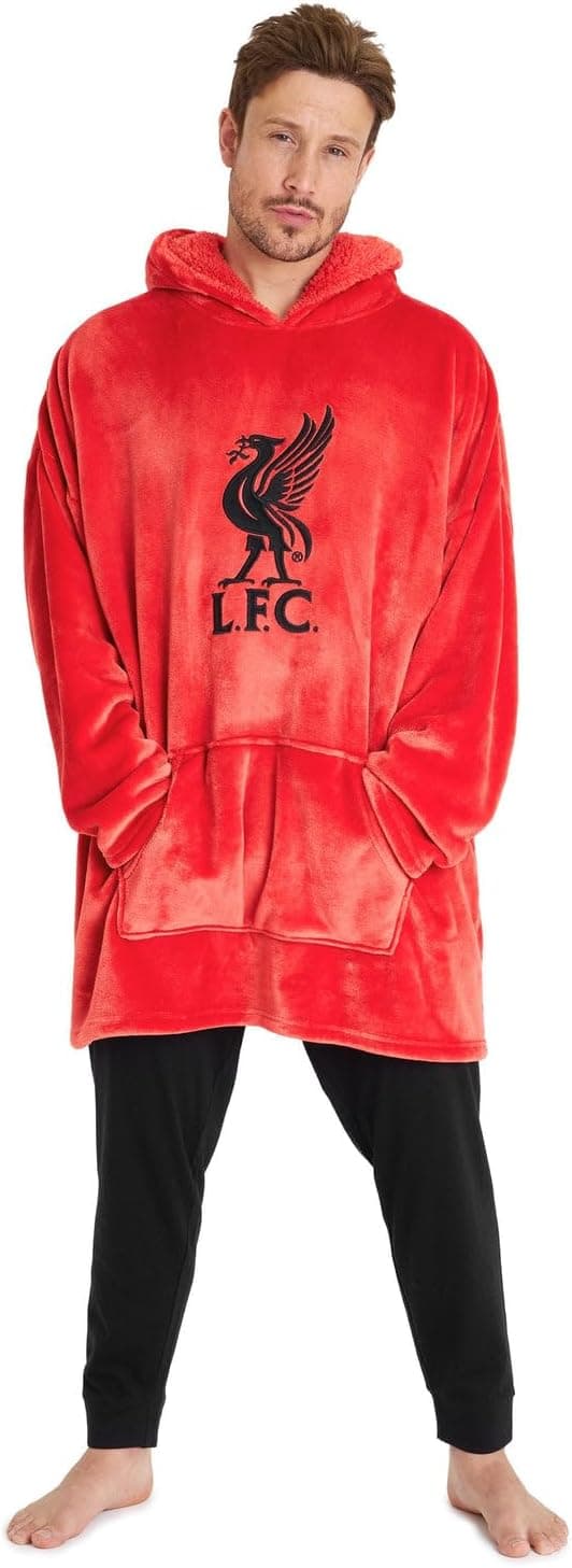 Liverpool F.C. Oversized Hoodie Blanket for Men 🧥