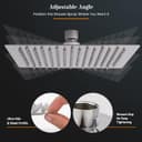 Thumbnail 3 de LIVOREST Square Rainfall Shower Head 8 inch 🚿