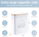 Thumbnail 1 de LONBET 150L double laundry basket with lid 🧺