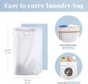 Thumbnail 3 de LONBET 150L double laundry basket with lid 🧺