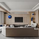 Thumbnail 1 de LONBUYS Starlit Night Sky Wall Clock 30 cm 🕰️