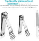 Thumbnail 3 de longzon Nail Clippers 2-pack stainless steel nail clippers ✂️