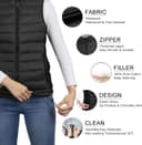 Thumbnail 4 de Loowoko Heated Gilet 10000mAh heated vest for women 🧥