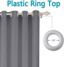 Thumbnail 4 de Loussiesd Rabbit Window Curtain 86x203cm 🪟