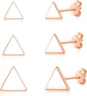 Thumbnail 4 de Loutade Silver Disc Stud Earrings 3 Pairs ⌛🎯