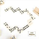 Thumbnail 4 de LOVITERRA Double 6 Dominoes Set 28 tiles 🎲