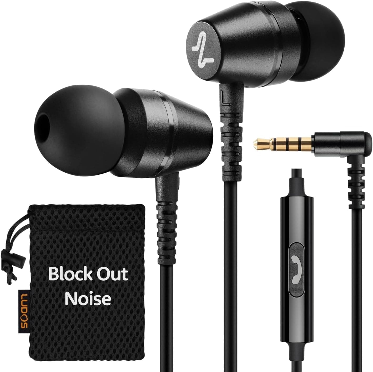 Ludos OMNITONE wired earbuds with microphone 🎧