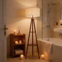 Thumbnail 5 de LuminexDesigns Tripod Floor Lamp with Linen Lampshade, 2-Tier Storage Shelf Standing Lamp with Foot Switch, Smart Bulb Compatible, Floor Standing Lamp for Living Room and Bedroom（ Bulb Not Included）
LuminexDesigns Tripod Floor Lamp with Linen La…