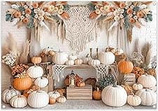 Luminora 7x5ft Autumn Bohemian Backdrop 🎭