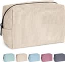 Thumbnail 2 de MAANGE Small Corduroy Makeup Bag for Travel 🎒