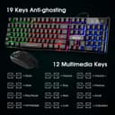 Thumbnail 2 de Mafiti Rainbow Backlit Gaming Keyboard and Mouse Set 🎧