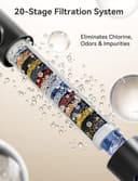 Thumbnail 1 de Magichome Filter Shower Head and Hose 1.5M, 20-Layer Filtration Universal Shower Head with 3 Modes, Water Saving High Pressure Hard Water Filter Showerhead for Residual Chlorine Remove
Magichome Filter Shower Head and Hose 1.5M, 20-L…