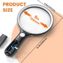 Thumbnail 2 de Magnifying Glass with Light 24LED, handheld 🔍