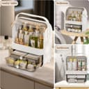 Thumbnail 4 de Make up Organiser Three‑Layer Cosmetic Drawer organiser 🎁