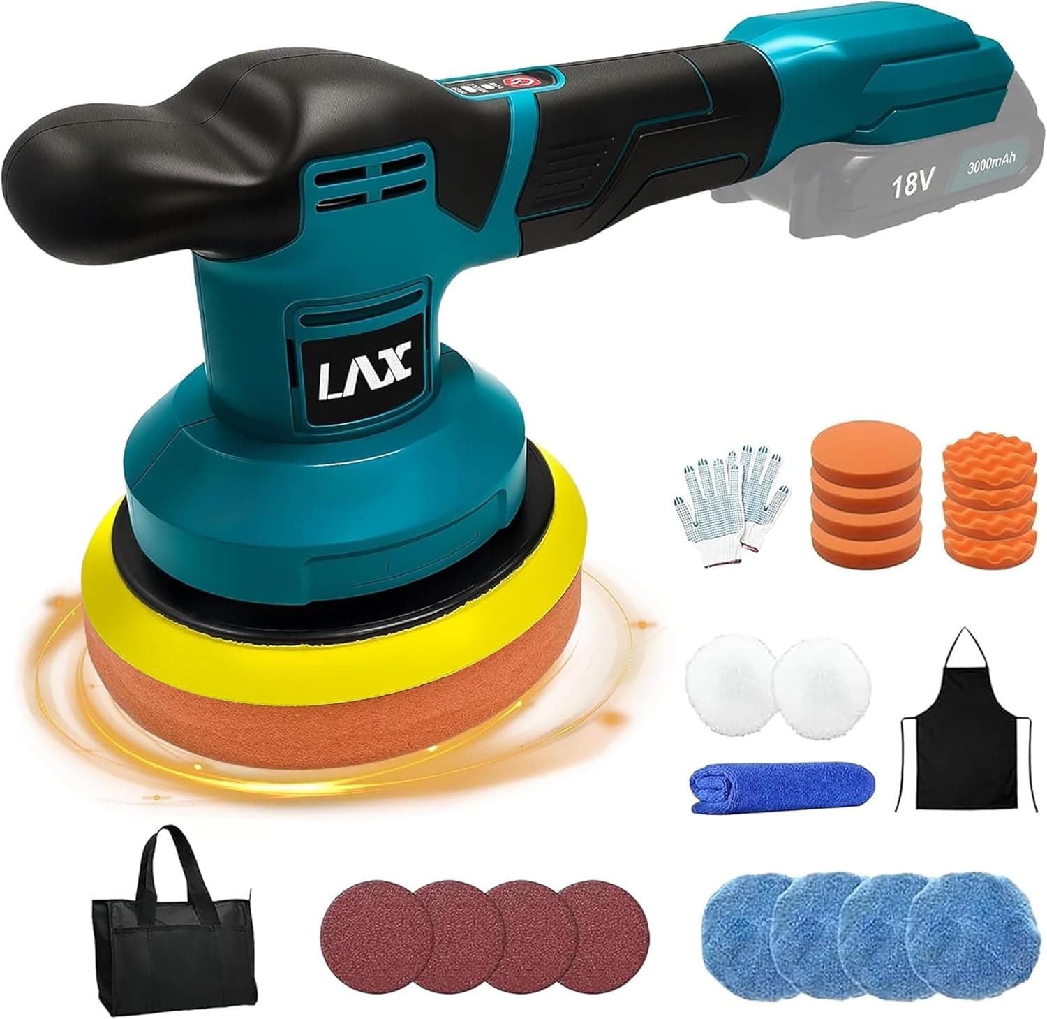 Makita 18V Cordless 6-inch Car Polisher 🎧