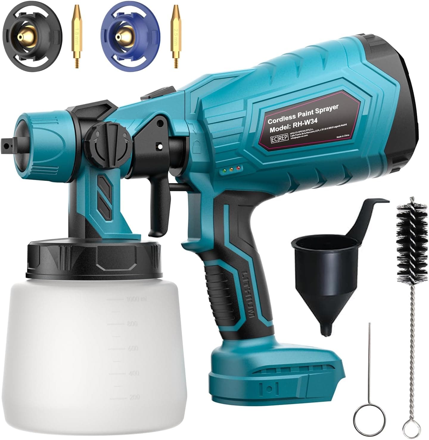 Makita 18V Paint Sprayer 1000ml — Cordless 🎨