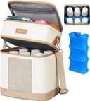 Thumbnail principal de Mancro Double Layer Breast Milk Cooler Bag for 6 bottles 🍼