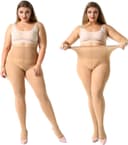 Thumbnail principal de MANZI 70 denier Plus Size Control Top Tights 🧦