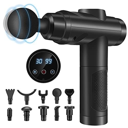 Massage Gun Deep Tissue 30-speed percussion massager 🎧