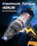 Thumbnail 3 de Maxesla 21V 25+3 Torque Combi Drill kit 🔧