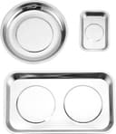 Thumbnail principal de Mayouko 3PCS magnetic parts tray set — stainless steel 🧰