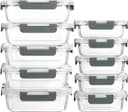 Thumbnail principal de MCIRCO Glass Meal Prep Containers 10-pack 🍱