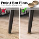 Thumbnail 4 de Medipaq Felt Castor Cups 60mm chair protectors 🪑