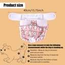 Thumbnail 2 de Medo L reusable dog nappies 50–60 cm for females 🐶