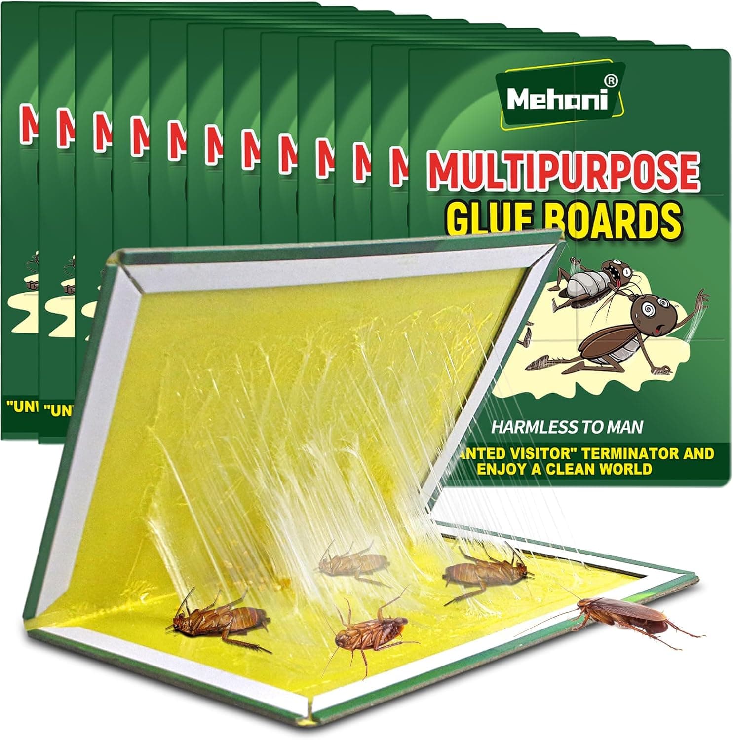 Mehani Sticky Pest Traps 12-pack glue boards 🪲