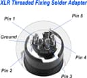 Thumbnail 2 de MEIRIYFA 5‑Pin XLR Threaded Solder Connector 🎧