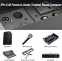 Thumbnail 5 de MEIRIYFA 5‑Pin XLR Threaded Solder Connector 🎧