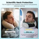 Thumbnail 3 de Memory Foam 360° Neck Travel Pillow for Adults 🎒