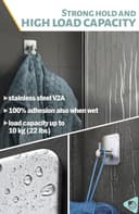 Thumbnail 3 de Menz Self Adhesive Hooks 6-pack for towels and keys 🪝