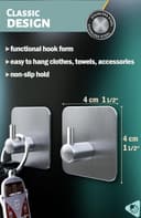Thumbnail 4 de Menz Self Adhesive Hooks 6-pack for towels and keys 🪝