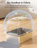 Thumbnail 2 de MeoWant XXL cat litter box with high sides 🐾