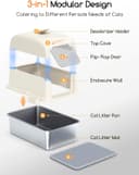 Thumbnail 3 de MeoWant XXL cat litter box with high sides 🐾