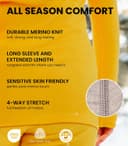 Thumbnail 3 de Merino.tech Merino Wool Base Layer Set – Womens lightweight base layer 🧦