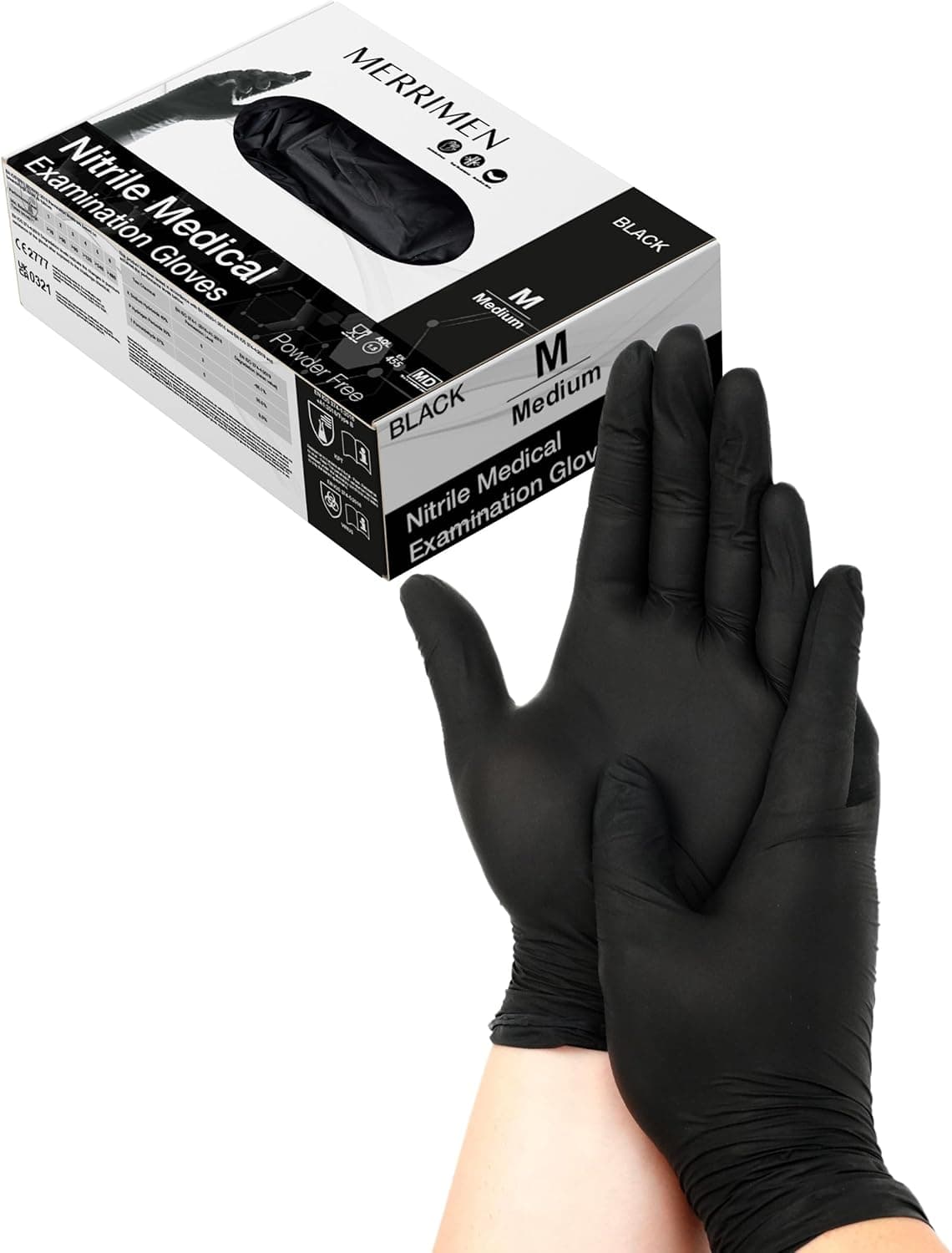 Merrimen Nitrile Disposable Gloves 100 pack 🧤