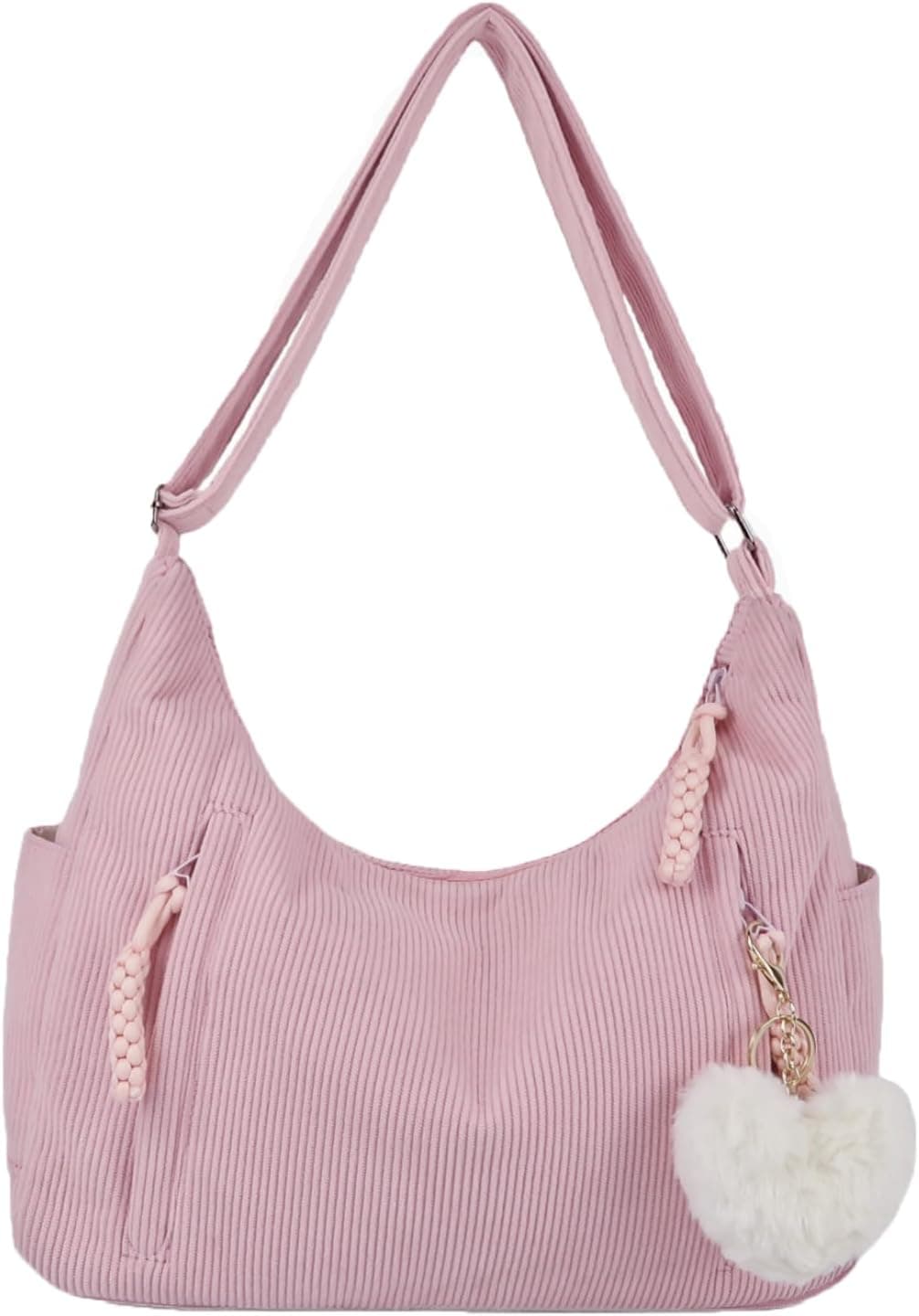 Mervokl Corduroy Tote Bag large capacity 👜