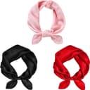Thumbnail 2 de MESU Silk Feeling Scarf Square satin scarf 🧣