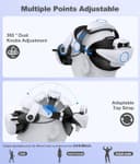 Thumbnail 3 de Meta Quest Enhanced Digital Power Head Strap 7500mAh ⌚