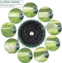 Thumbnail 2 de Metal Garden Hose Nozzle 9-pattern spray gun 🚿