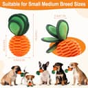 Thumbnail 1 de MewZoo Dog Teeth Cleaning Squeaky Leaf chew toy 🐶