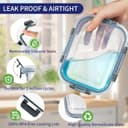 Thumbnail 2 de MFY 10 Pack Glass Food Storage 1040 ml 🍽️