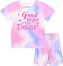 Thumbnail principal de MHJY Girls Pyjamas Set Short Sleeve 2 PCS 👚