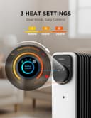 Thumbnail 2 de Midea Oil Filled Radiator 2300W, 11‑fin heater 🏠