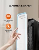 Thumbnail 4 de Midea Oil Filled Radiator 2300W, 11‑fin heater 🏠