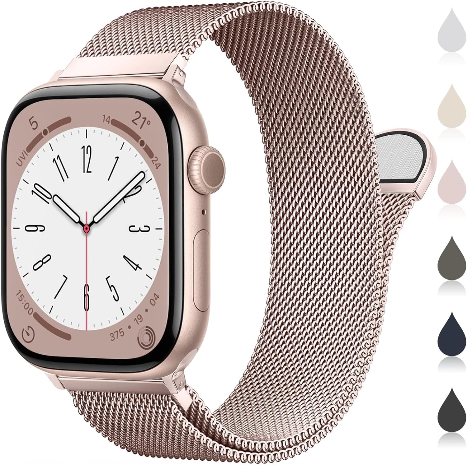 Original Milanese Loop 38–49mm adjustable magnetic strap ⌚