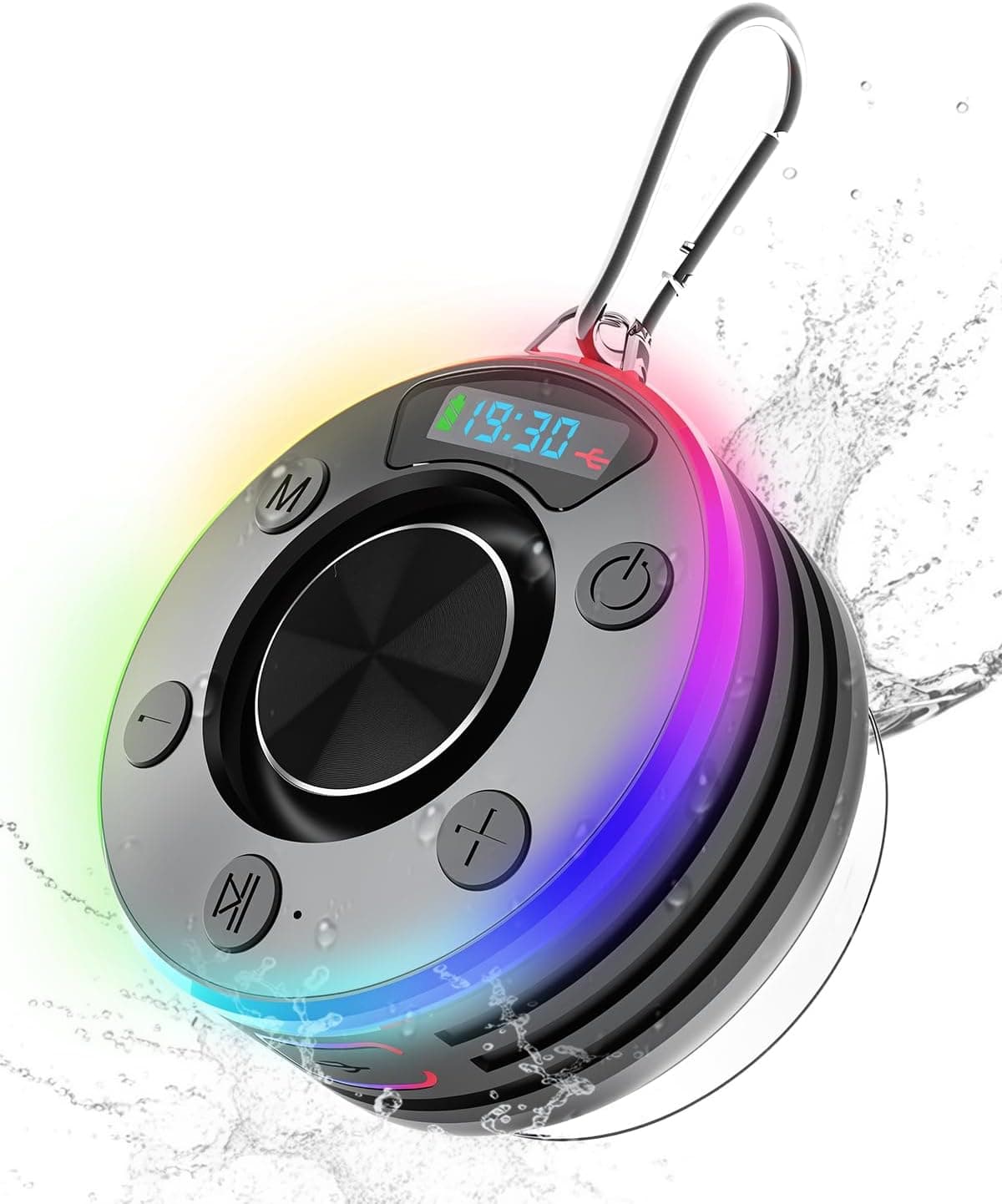 Mini Bluetooth Shower Speaker IPX7 360 Sound 🎧