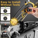 Thumbnail 2 de Mini Chainsaw 6-inch 8000 mAh cordless chainsaw 📷